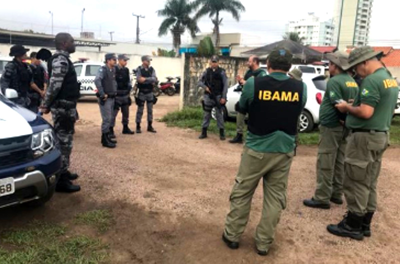 Agentes Do Ibama Fazem Opera O No Nort O Apoio De Helic Ptero Para