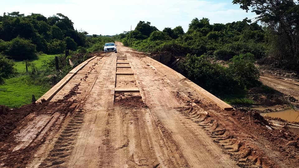 Secretaria Conclui Obras De Ponte Metros De Extens O No Nort O E