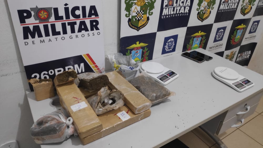 Tr S S O Presos Por Tr Fico Em Nova Mutum Quilos De Maconha E