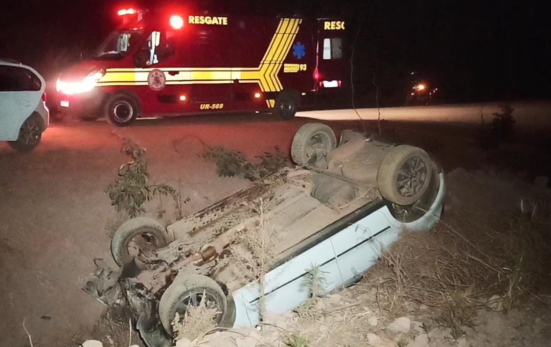 Carro Capota Em Estrada Vicinal Em Sinop E Um Fica Ferido S Not Cias