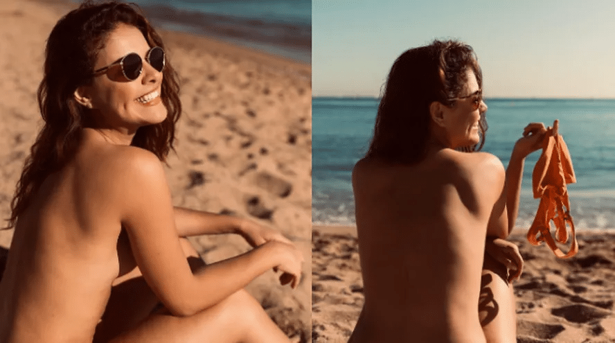 Paloma Bernardi Posta Fotos Nas Redes Sociais De Topless Na Espanha