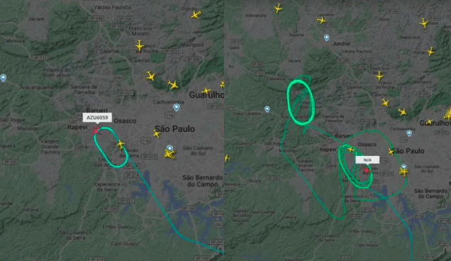 Avião que saiu de MT tem problema em trem de pouso e interdita