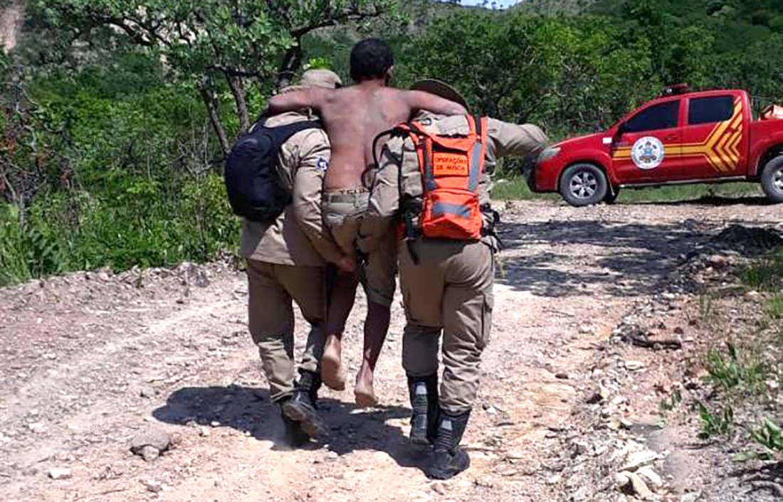 Homem é Resgatado Por Bombeiros E Ciopaer Após Ficar 6 Dias Perdido Na Mata Em Mato Grosso Só 0124