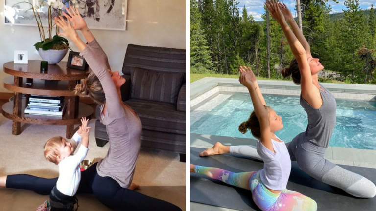 Gisele Bündchen Faz Yoga Acompanhada Pela Filha, Vivian – Só Notícias