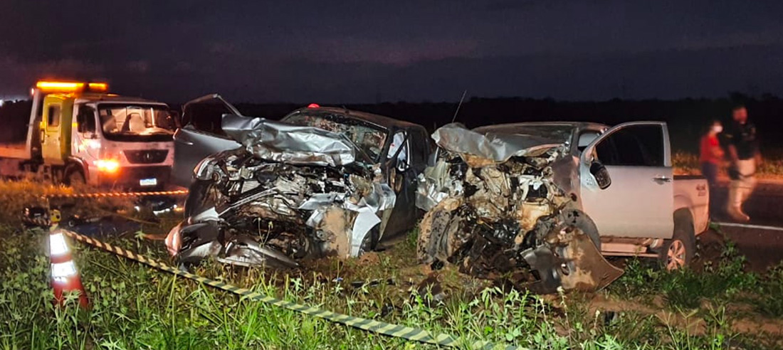 Veja quem são as vítimas do acidente entre caminhonete e duas