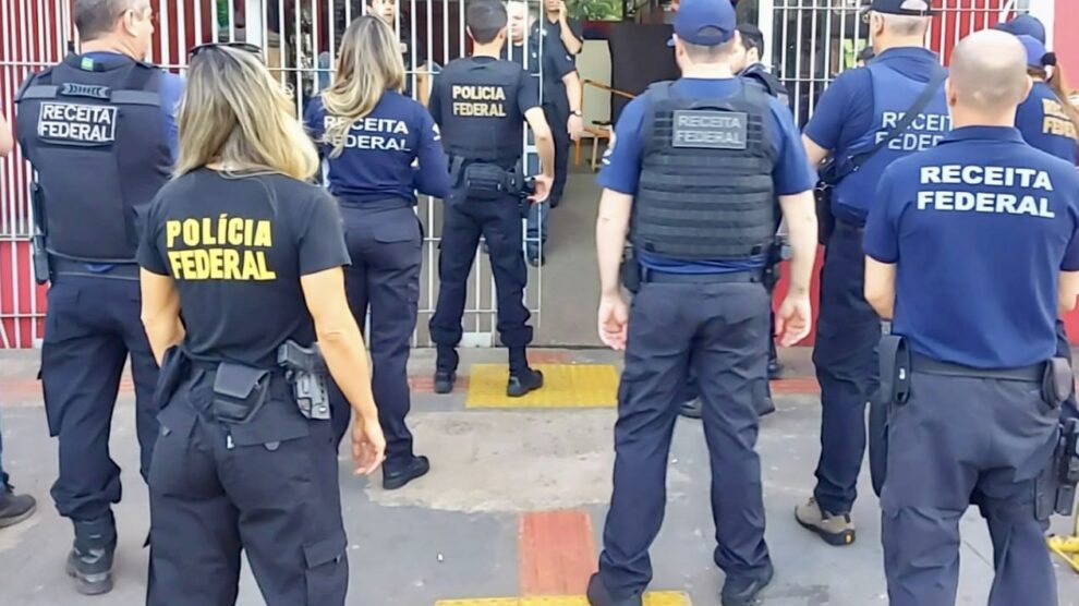 Operação Conjunta Policia Militar e Receita Federal Prende Arma e Drogas