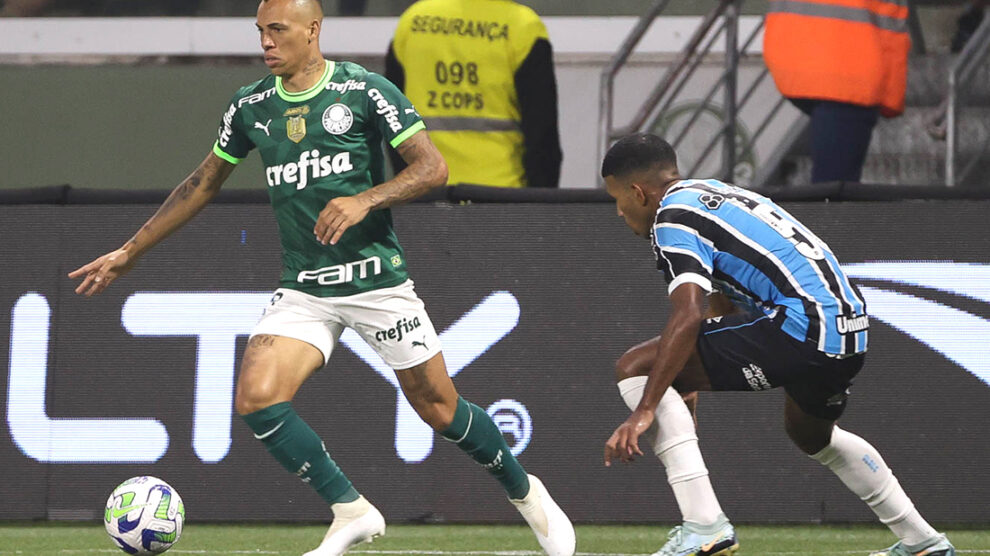 Grêmio joga pouco e leva goleada do Palmeiras pelo Brasileirão