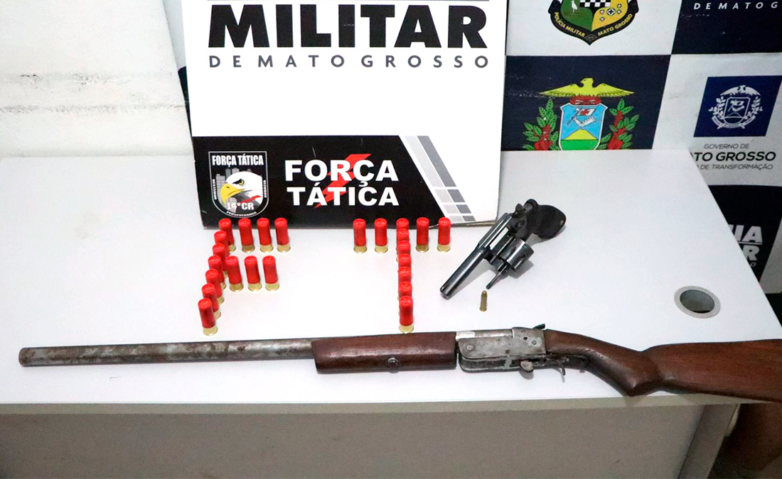 Acusado De Realizar Disparos Em Rua De Nova Mutum é Preso Com Armas E Munições Só Notícias 3728