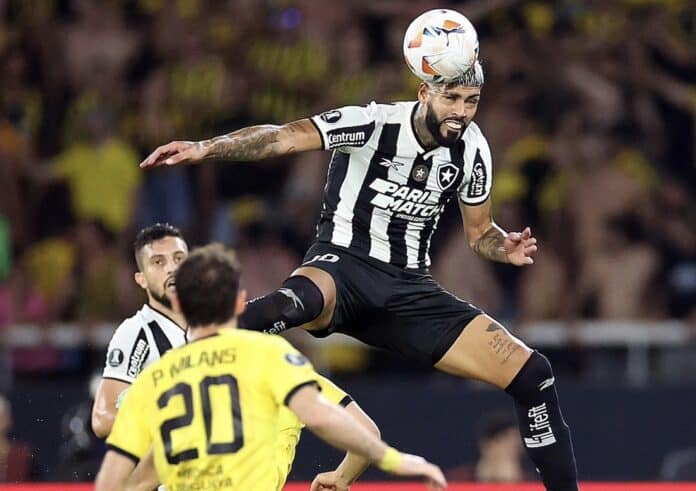 Botafogo goleia Peñarol e fica perto de da vaga inédita na final da  Libertadores | Só Notícias